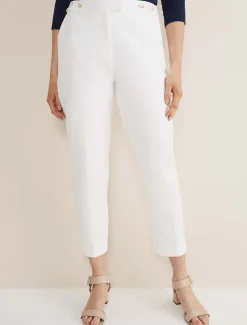 Trousers & Shorts^Phase Eight Ulrica Straight Leg Trousers White
