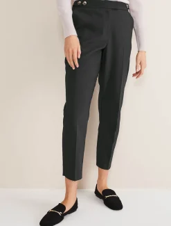 Trousers & Shorts^Phase Eight Ulrica Straight Leg Trousers Black