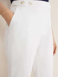Trousers & Shorts^Phase Eight Ulrica Straight Leg Trousers White