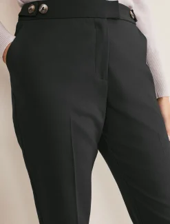 Trousers & Shorts^Phase Eight Ulrica Straight Leg Trousers Black