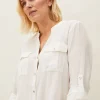 Shirts & Blouses^Phase Eight Valdita Linen Shirt White