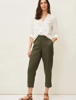 Shirts & Blouses^Phase Eight Valdita Linen Shirt White