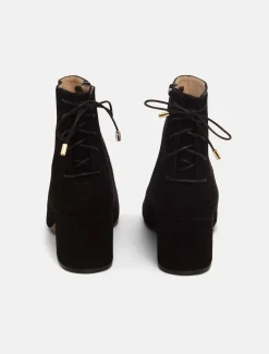 Boots^Phase Eight Valentine Lace Back Boots Black