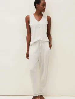 Shirts & Blouses^Phase Eight Vest Top And Trouser Pyjama Set Grey Marl