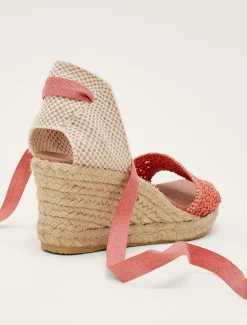 Sandals & Wedges^Phase Eight Weave Espadrille Coral