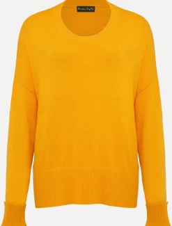 Knitwear^Phase Eight Yazin Boxy Knit Jumper Orange