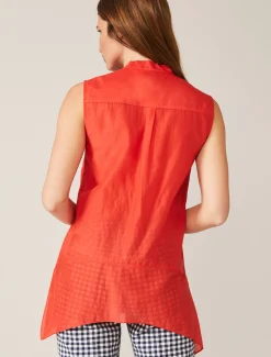 Knitwear^Phase Eight Ysanne Silk Blend Blouse Cucumber Rose