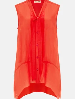 Knitwear^Phase Eight Ysanne Silk Blend Blouse Cucumber Rose