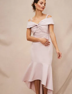 Dresses^Phase Eight Zaya Off Shoulder Maxi Dress Antique Rose