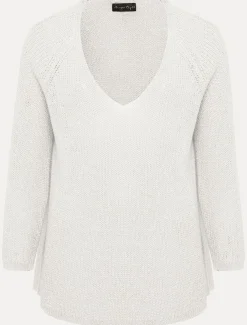 Knitwear^Phase Eight Zenaida Knitted Top Silver
