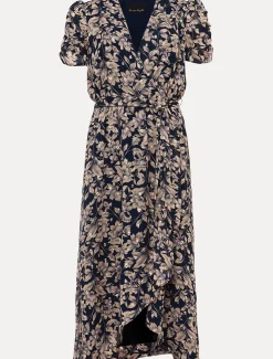Dresses^Phase Eight Zendaya Floral Dress Perussian Blue/Taupe