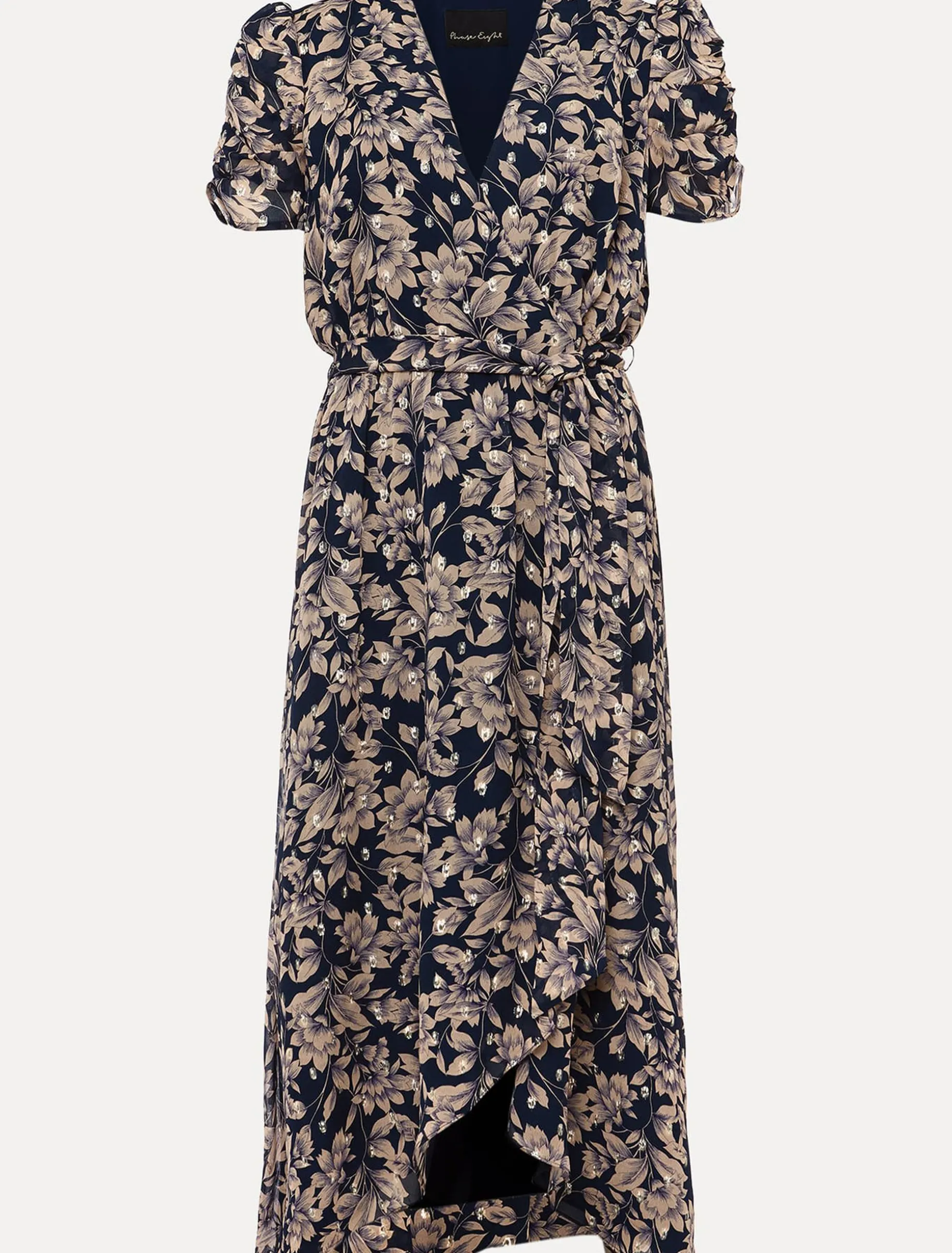 Dresses^Phase Eight Zendaya Floral Dress Perussian Blue/Taupe