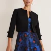 Jackets^Phase Eight Zoelle Bow Detail Jacket Black
