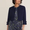 Jackets^Phase Eight Zoelle Bow Detail Jacket French Navy