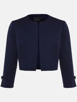 Jackets^Phase Eight Zoelle Bow Detail Jacket French Navy