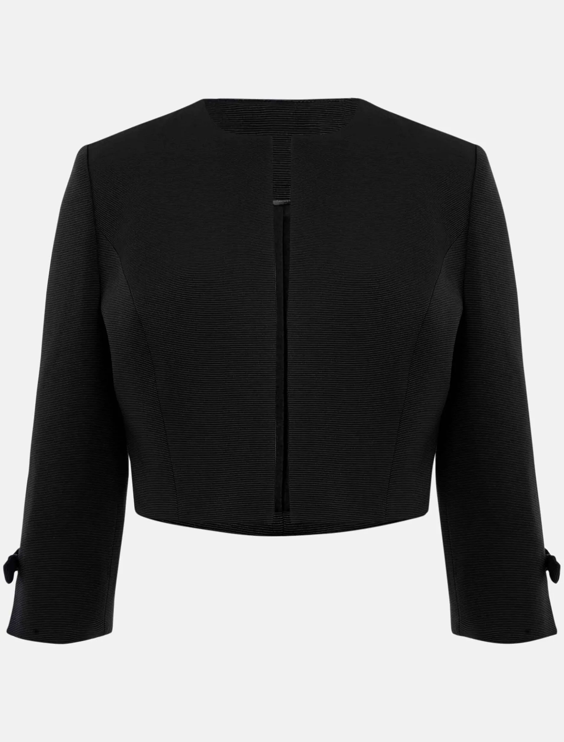 Jackets^Phase Eight Zoelle Bow Detail Jacket Black